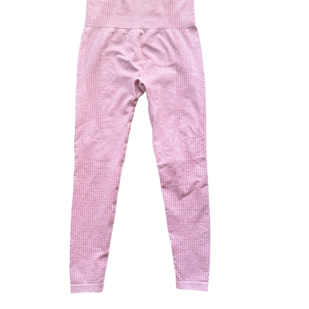 Dusty Pink Stretch Leggings with Elastic Waistband